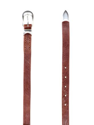 Our Legacy Unisex Belts Brown Cow Leather
