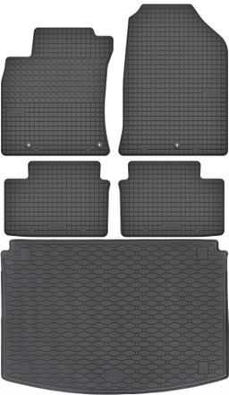 OEM Hyundai I30 Iii Hatchback A Partir De 2020 Set - Alfombrillas De Goma Para Coche + Alfombrilla Para Maletero