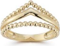 Ember Fine Jewelry Beaded Crown Ring in Gold at Nordstrom Rack, Size 6