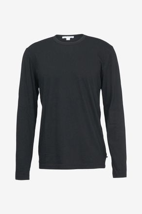 James Perse Rundhals-T-Shirt mit langen &Auml;rmeln