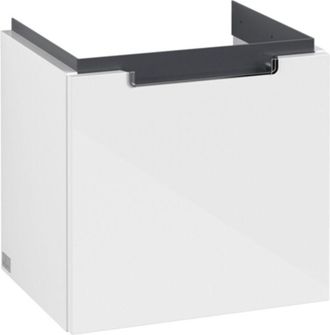 Villeroy & Boch Mueble De Ba&ntilde;o, 440 X 420 X 352 Mm, Modelo Suspendido, Madera Blanco Brillante