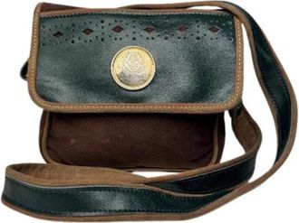 Loewe Pre-owned Madrid Vintage Schoudertas - Dames - Vintage Schoudertas - Groen - ONE Size - Leer - Vintage