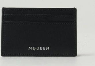 Alexander McQueen Wallet MCQUEEN Men color Black
