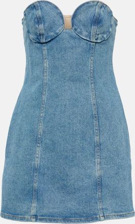 Magda Butrym Denim corset dress