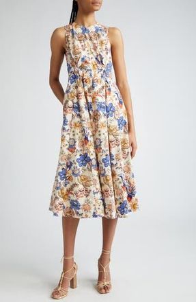 Ulla Johnson Kaiya Print Sleeveless Dress in Magnolia at Nordstrom Rack, Size 0