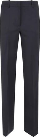 P.A.R.O.S.H. Broek met riemlussen - Blauw