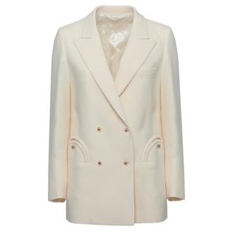 Blaz&eacute; Milano Everyday Blazer - Dames - Jassen - Wit - Maat: M Zijde
