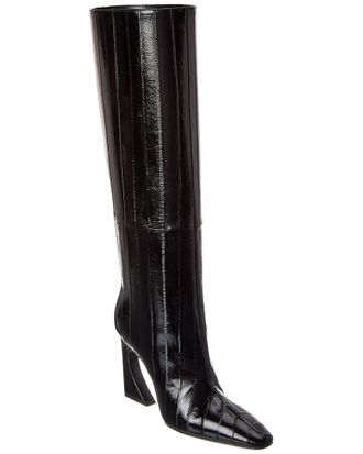 Fendi Fendi Arco Leather Knee-High Bootie