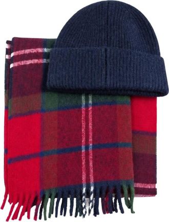 Barbour Olivia Muts & Sjaal Cadeauset - Dames - Wintersjaals - Veelkleurig - ONE Size - Accessoires