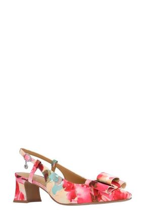J. Rene&eacute; Greer Slingback Pump in Pink/Green/White at Nordstrom, Size 8.5