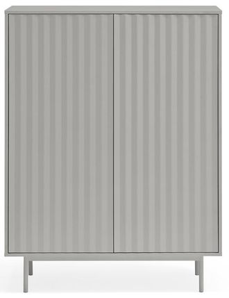 Teulat Design Highboard Sierra Hellgrau 97 x 130 cm