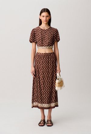 Claudie Pierlot Top satin dos nu