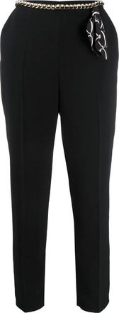 Elisabetta Franchi Mujer, Pantalones, Negro, Talla: M