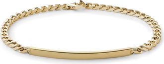 Miansai Mens ID Chain Bracelet in Gold Vermeil Polished at Nordstrom, Size Medium