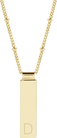 Brook & York Maisie Initial Pendant Necklace in Gold D at Nordstrom