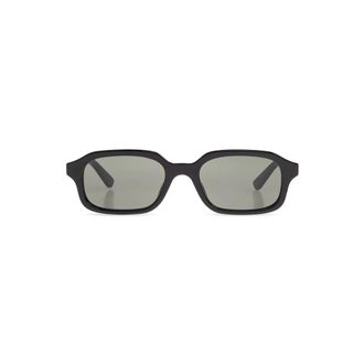Alexander McQueen Alexander McQueen, Sunglasses, male, Black, Size: ONE SIZE Rectangle Frame Sunglasses