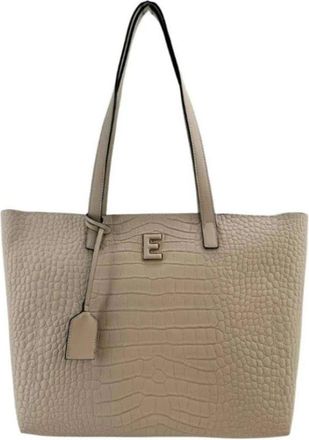 Ermanno Scervino Stijlvolle Horizontale Tote Tas - Dames - Shoppers - Beige - ONE Size - Tassen