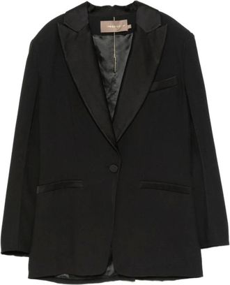 Simona Corsellini Donna, Giacche, Nero, M, new
