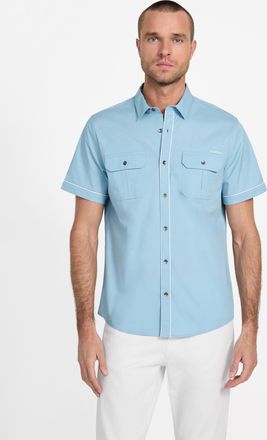 Guess Malcome Poplin Short-Sleeve Shirt