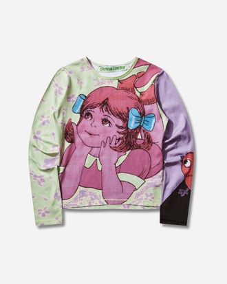 Chopova Lowena Women s Daydream Fitted Jersey Top Multicolor