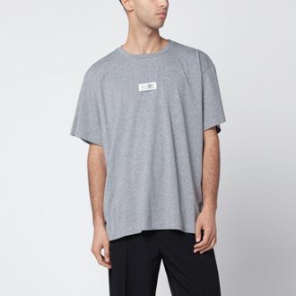 Maison Margiela Light grey T-shirt with Numeric Signature patch
