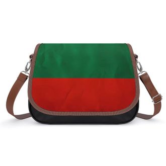 Generic Lithuania Grunge Flag Womens Crossbody Bag Fashion Shoulder Handbags Message Tote Bag with Adjustable Strap
