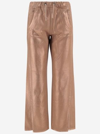 DON'T @ ME Baumwollhose mit Kordelzug