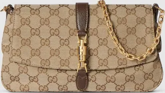 Gucci Aperitivo Medium Shoulder Bag, Beige, GG Canvas