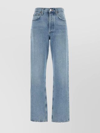 A Gold E denim straight-leg jeans