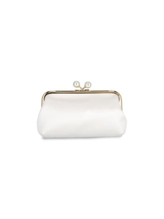 Anya Hindmarch White Bespoke Maud Pearls Viscose Pouch