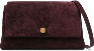 Khaite Cate Crossbody Bag - Womens - Calf Suede/Calf Leather