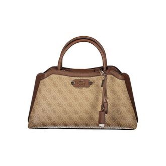 Guess Beige Polyurethane Womens Womens Bag