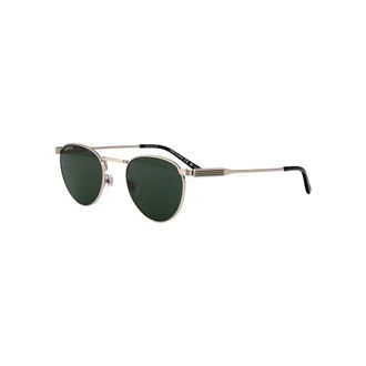Gucci Gg 1875S Zonnebrillen - Heren - Zonnebrillen - Grijs - 48 MM - Leer - Accessoires