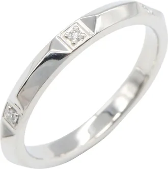Tiffany & Co. Silver Clear Platinum 950 Band Ring (Pre-Owned)