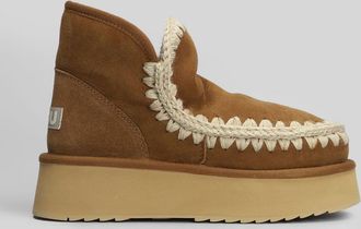 Mou Mini Eskimo Platform Ankle Boots Inside Wedge