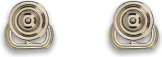 Valentino Garavani Womens Earrings Ovalette Gold Brass