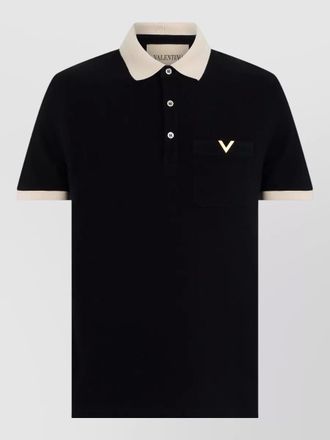 Valentino Garavani cotton short-sleeve polo shirt