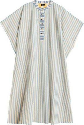 Echo Cassis Henley Caftan in Chambray at Nordstrom, Size X-Small