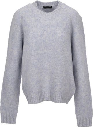 Prada Light Blue Crewneck Sweater