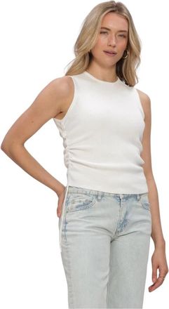 Envii Enyara SL Knit 7231 - Dames - Tops zonder mouwen - Wit - XS - Tops