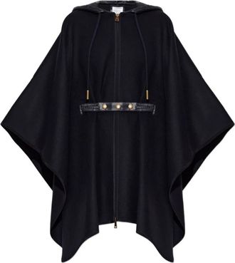 Moncler Accessoires - Dames - Ponchos - Blauw - ONE Size - Nylon - Jassen