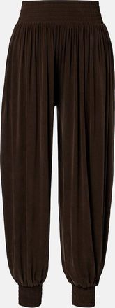Balmain Shirred jersey balloon pants