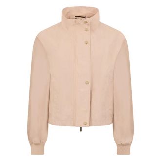 Moorer Bomber Jackets, female, Beige, Size: L Clarib Jacket