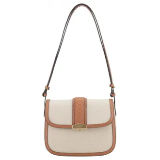 Pourchet Dames, Tassen, Beige, Maat: ONE Size Leer