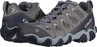 Oboz Footwear Sawtooth II Low Womens Shoes Lilac : 6.5 B - Medium, Suede/Textile