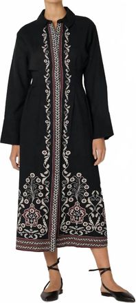 Cleobella Mirela Midi Dress In Cardamon Black