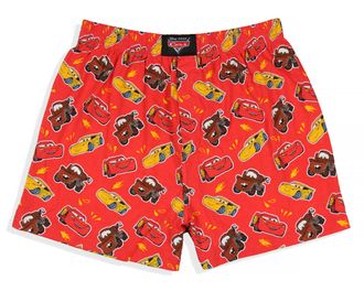 Intimo Disney Mens Cars Lightning McQueen Mater And Cruz Ramirez Boxer Shorts Underwear, Red, XXL
