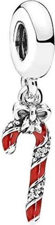 Pandora Sterling Silver Sparkling Candy Cane Dangle Charm