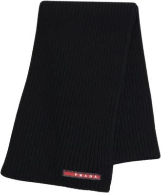 Prada Pre-owned Vintage Stola - Heren - Vintage Accessoires - Zwart - ONE Size - Leer - Vintage