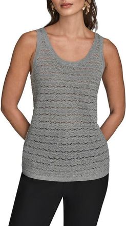 DKNY Metallic Sweater Tank in Vapor at Nordstrom, Size X-Small